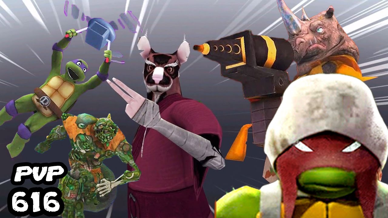 TMNT Legends PVP 616 (Donatello Classic, Raphael Vision Quest, Splinter, Rocksteady, Muckman)