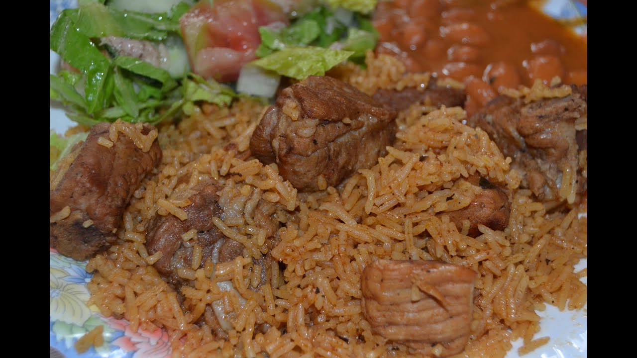 Locrio de cerdo dominicano | La Cocina de Juana | Arroz con carne de cerdo