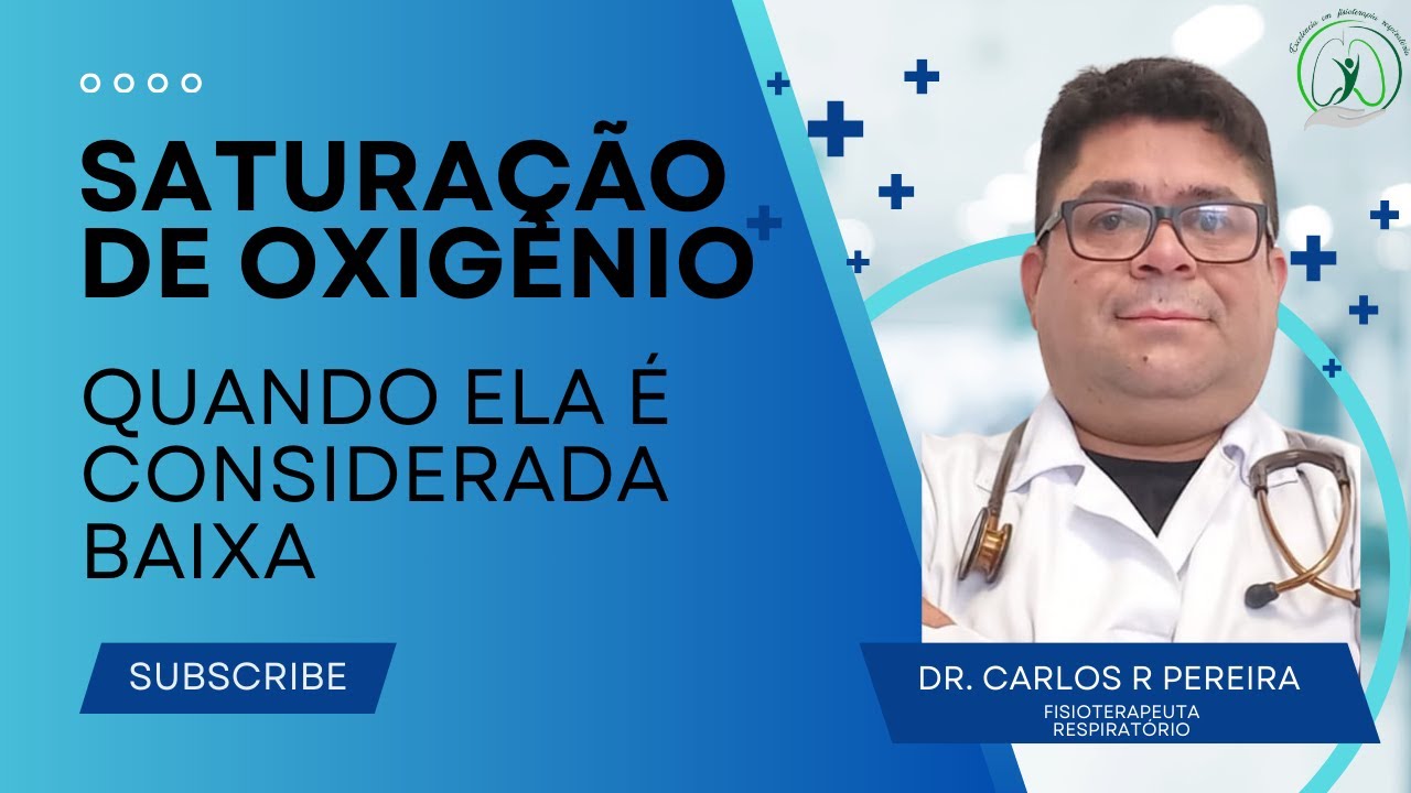 Saturação de oxigênio - quando ela pode ser considerada baixa #saturação