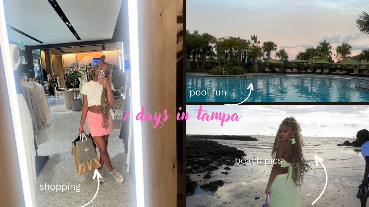 7 DAYS IN TAMPA FL. shopping,pool,pics,food