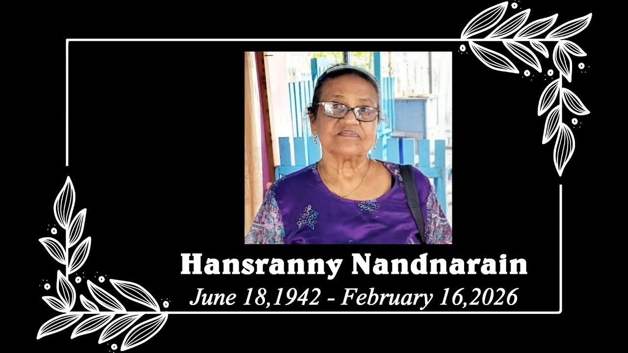 Death Announcement - Hansranny Nandnarain
