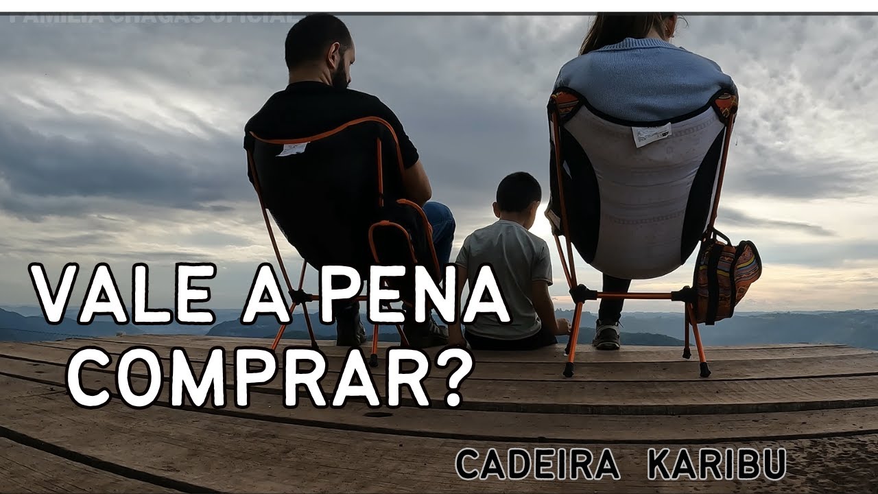Review da Cadeira Portátil Karibu Azteq (1 ano de uso)