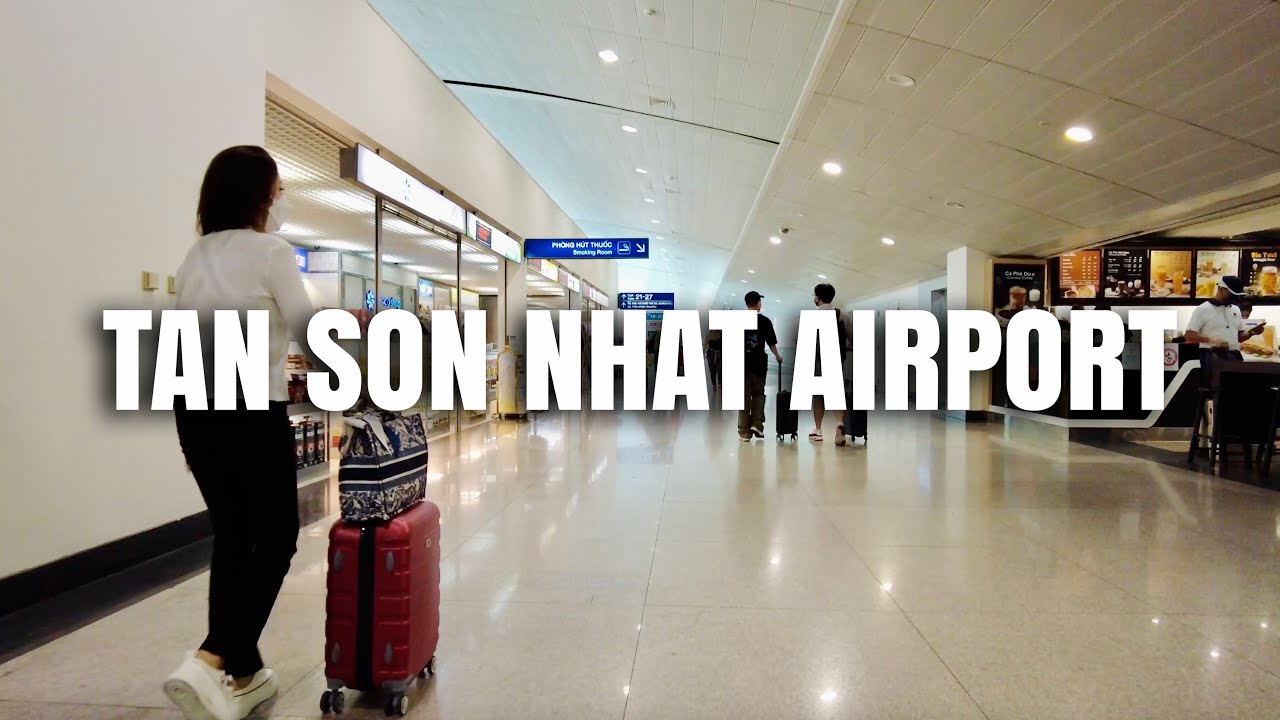 [4K] Tan Son Nhat Internation Airport Departure Walking Tour