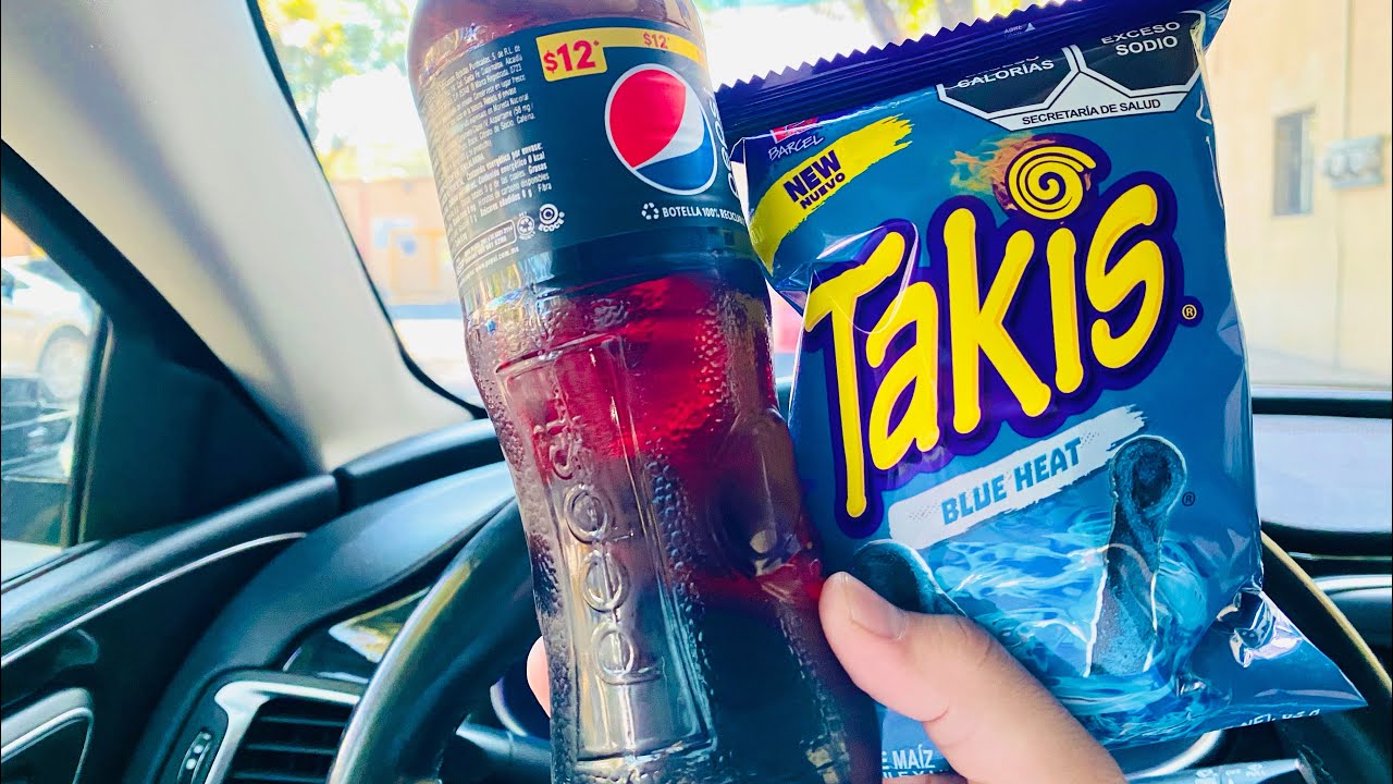 ASMR COMIENDO TAKIS BLUE HEAT 🥵🤯