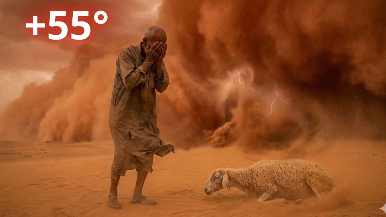 He Fought a 55°C Sandstorm to Save His Last Sheep… This Man’s Decision Changed Everything