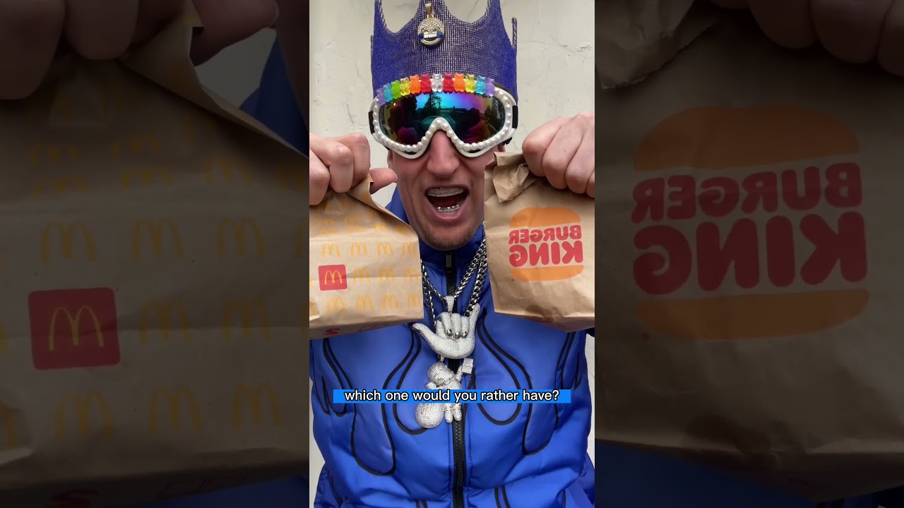 Mickey d&rsquo;s or burger king? #shorts