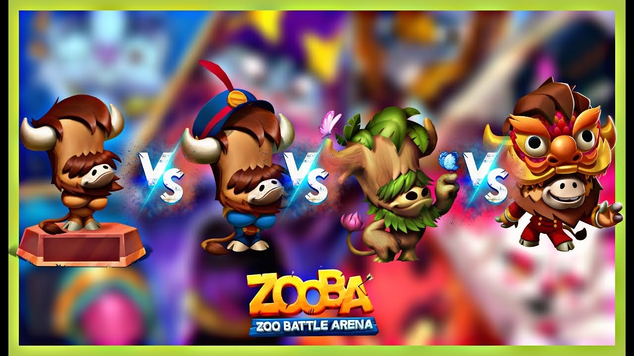 Zooba Buck Gamplay | Buck VS Nutcracker Buck VS Lunar Festival Buck VS Buckolic Buck