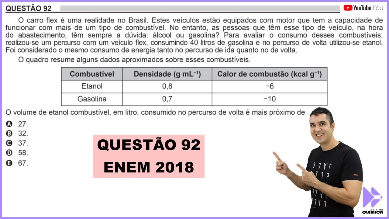 QUÍMICA ENEM 2018! 