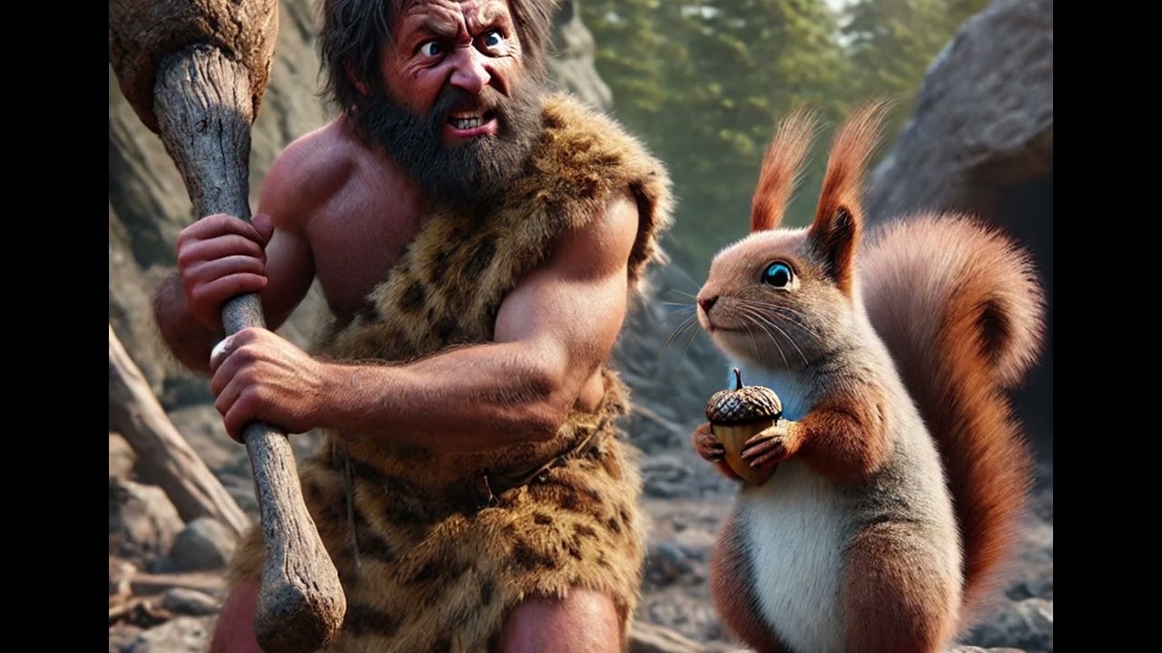 Grug vs. Squirrel - Caveman Country