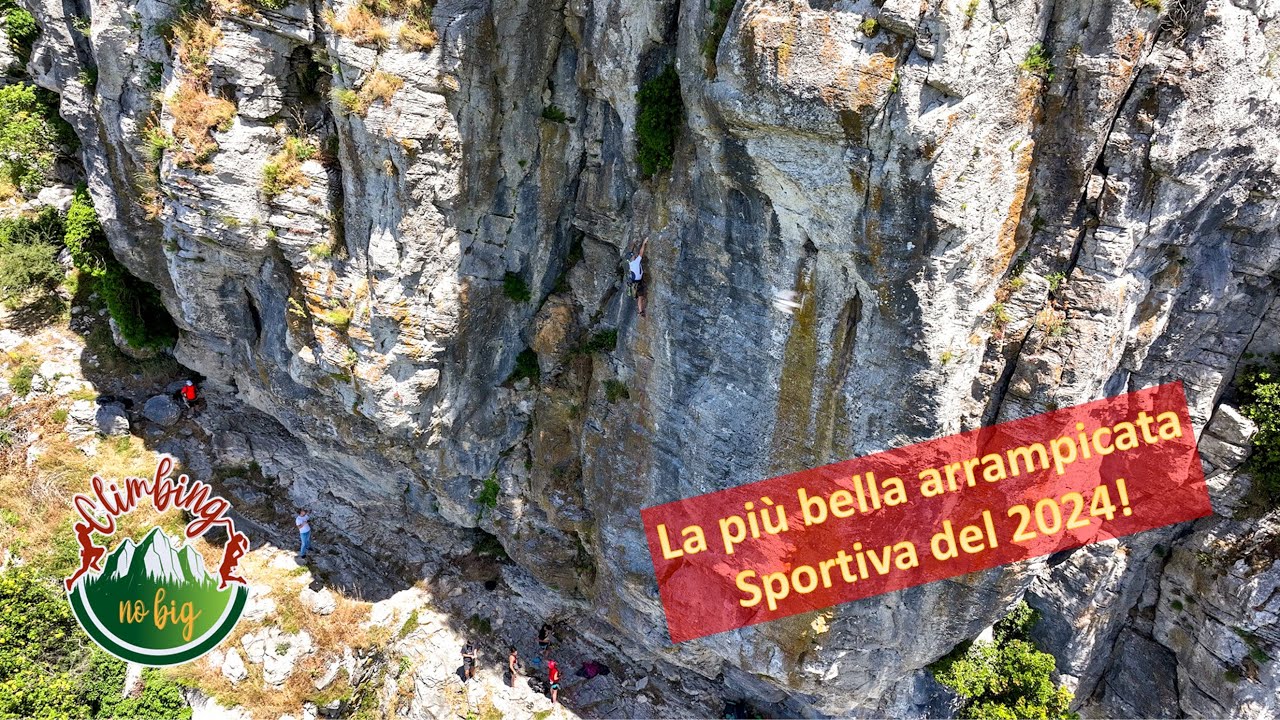 Arrampicata Sportiva la più bella via sportiva del 2024  6a+ Mario Prioreschi