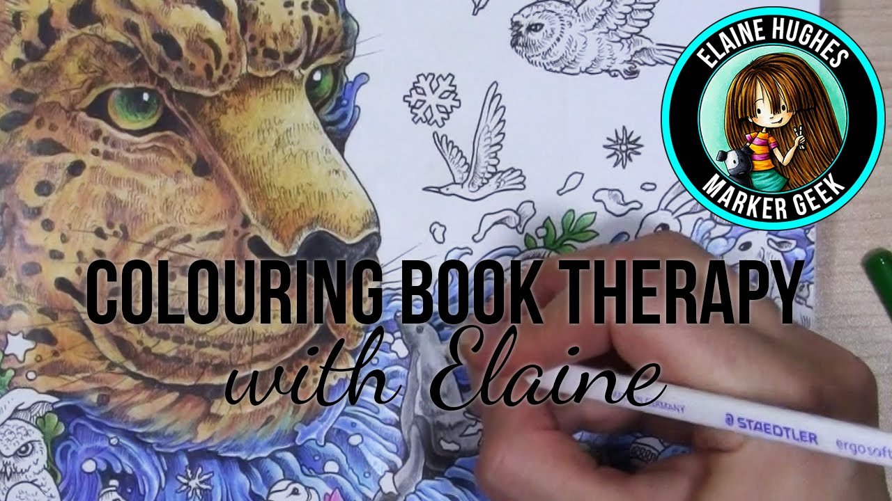 Imagimorphia Title Page Colouring w/ Staedtler Ergosoft Coloured Pencils adult colouring book Pt 1