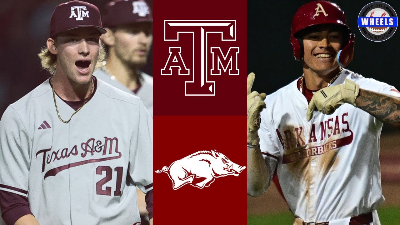 Texas A&M vs #2 Arkansas (G1) | 2025 College Baseball Highlights
