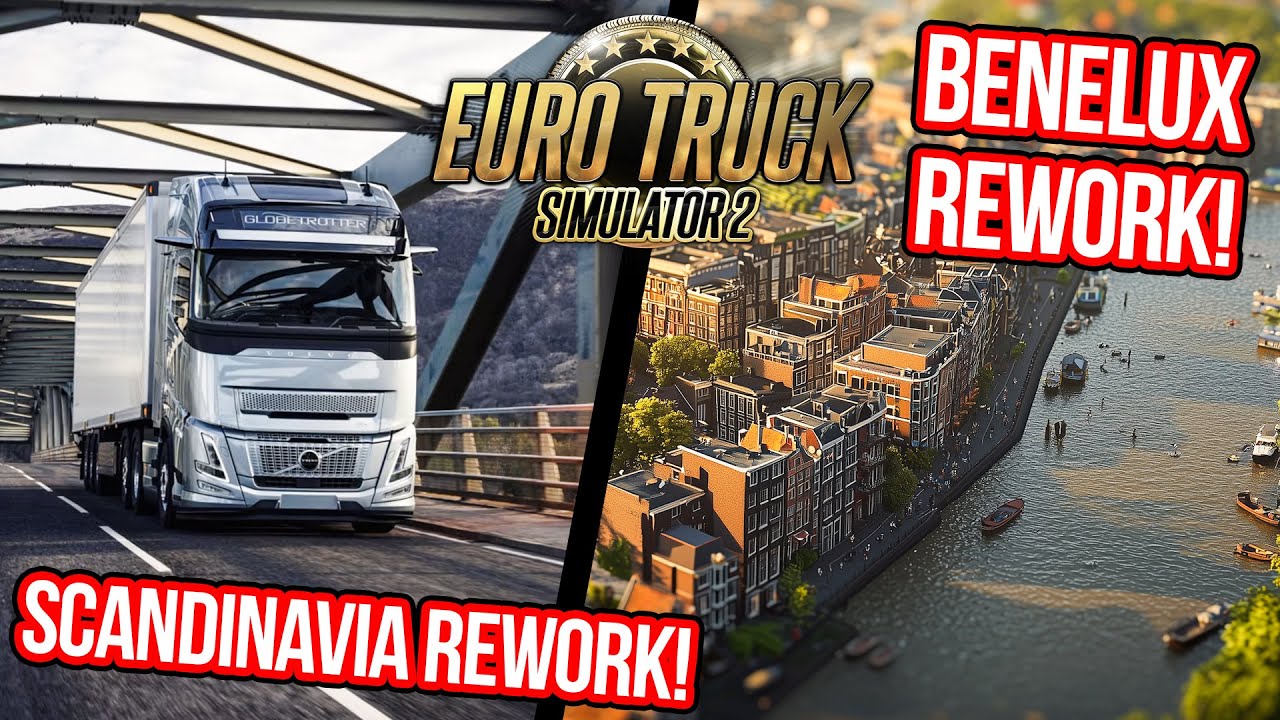 SCANDINAVIA & BENELUX REWORK A DALŠÍ CHYSTANÉ NOVINKY V EURO TRUCK SIMULATOR 2 & AMERICAN TRUCK SIM