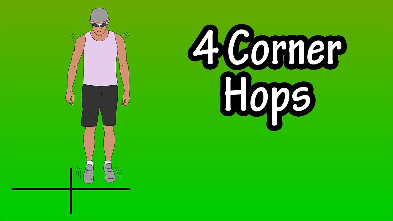 4 Corner Hops, Hopping Exercise For Coordination And Multi-Directional Movement