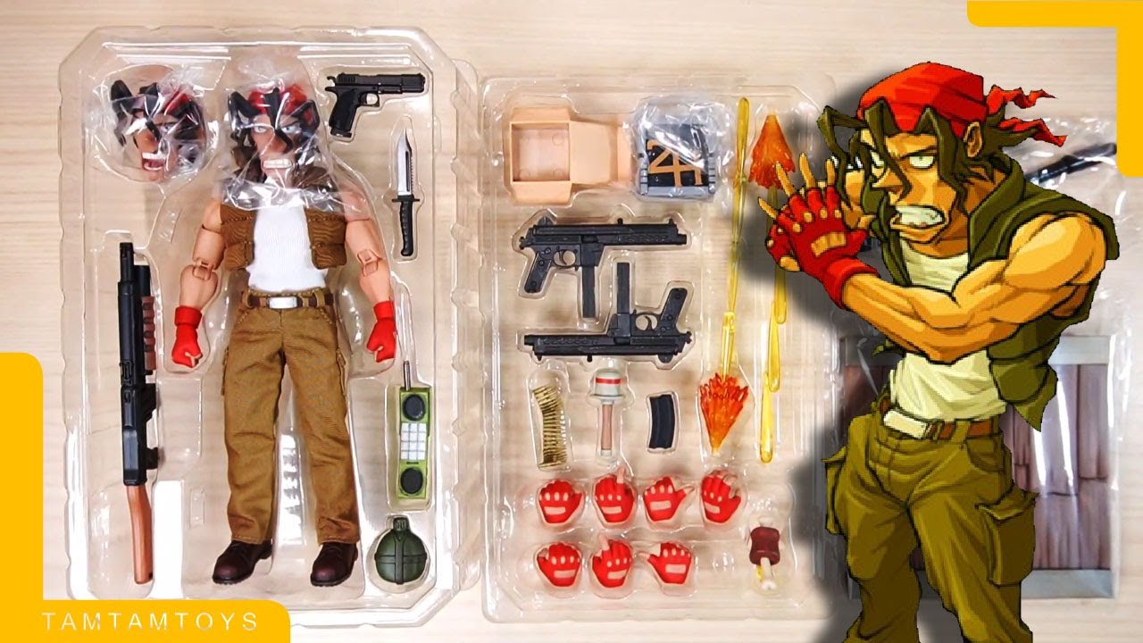 Metalslug XX - Ralf Jones action figure 1:12 scale by Tunshi Studio & SNK