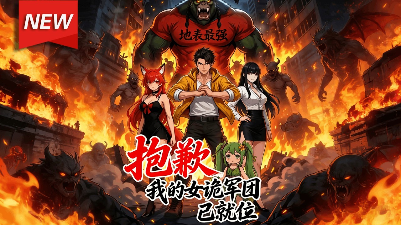 MULTISUB📢新番上线《抱歉，我的女诡军团已就位》第1~60集丨诡妖末世，张伟觉醒逆天神技诡妖技能万倍返还。九尾狐妖、蜘蛛精等顶级美女诡妖尽数臣服！他携海量物资王者回归，打脸仇敌！#破晓动漫社