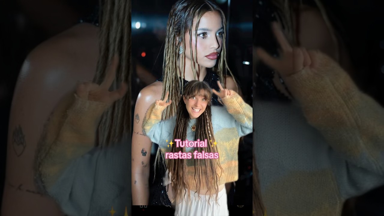 Os har&iacute;ais estas &ldquo;rastas&rdquo;? 🤍✨ ig:amets98 🫧 #rastas #emilia #emiliamernes #dreads #dreadlocks