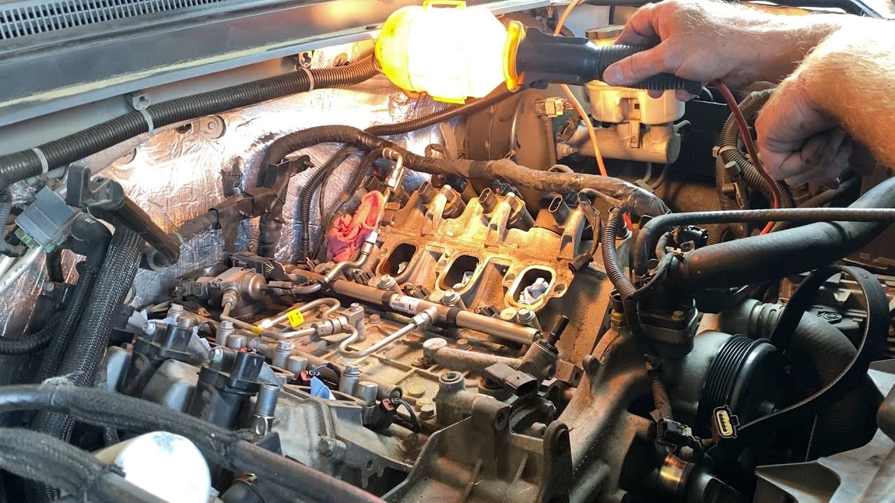 2015 Tahoe Engine Removal- Removing  Intake Manifold :Part 3- Making Room to pull