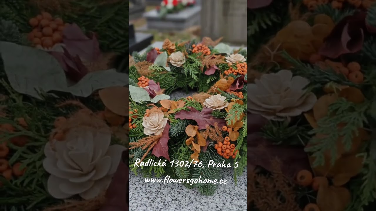 Dekorace na hroby | Dušičky | květinářství Flowersgohome.cz 