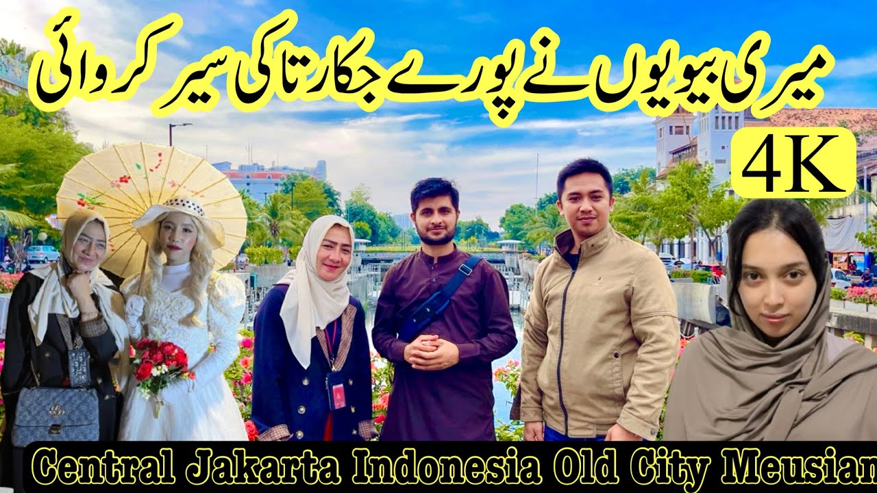 Central Jakarta Indonesia Old City Visit || Explore Central Jakarta Indonesia Travel Vlog 4K