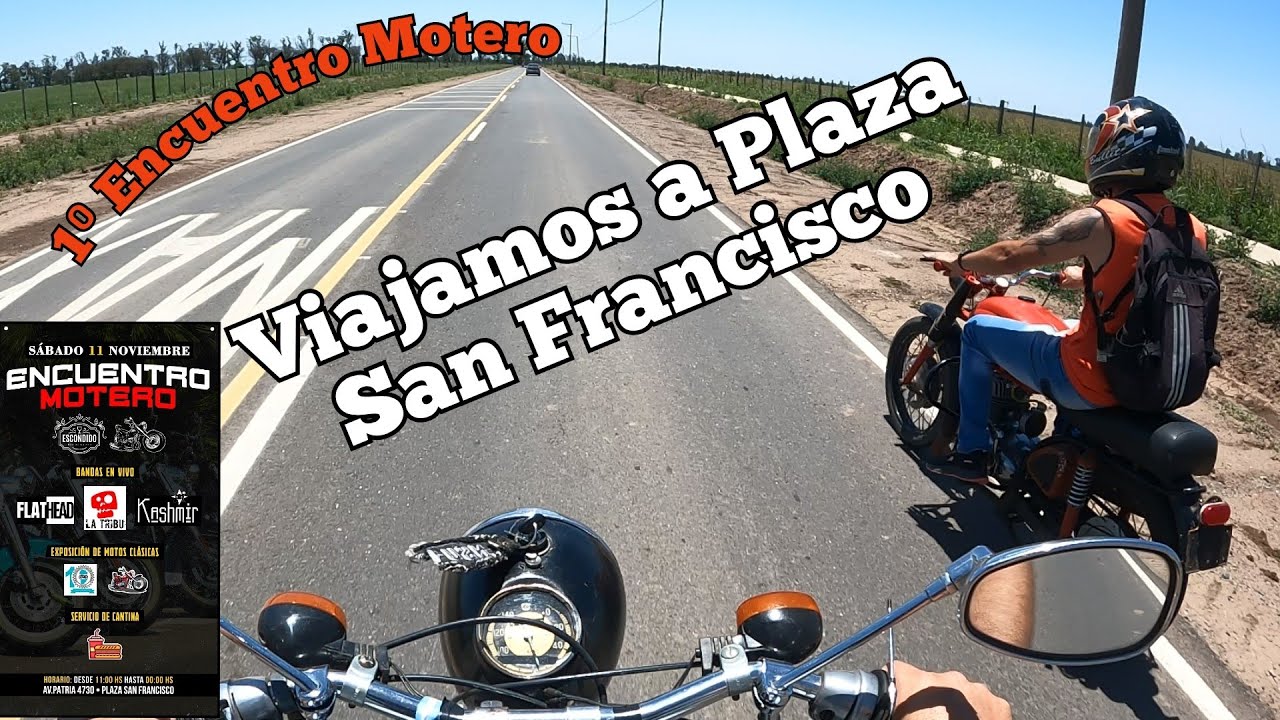 FUIMOS AL 1⁰ ENCUENTRO MOTERO DE PLAZA SAN FRANCISCO🛵ESTA VEZ HICIMOS RUTA JUNTO CON LA ZANELLA 175😉