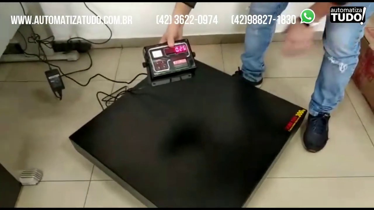 Demosntração Balança Plataforma Digitron Capacidades de 100kg até 5.000Kg com novo módulo