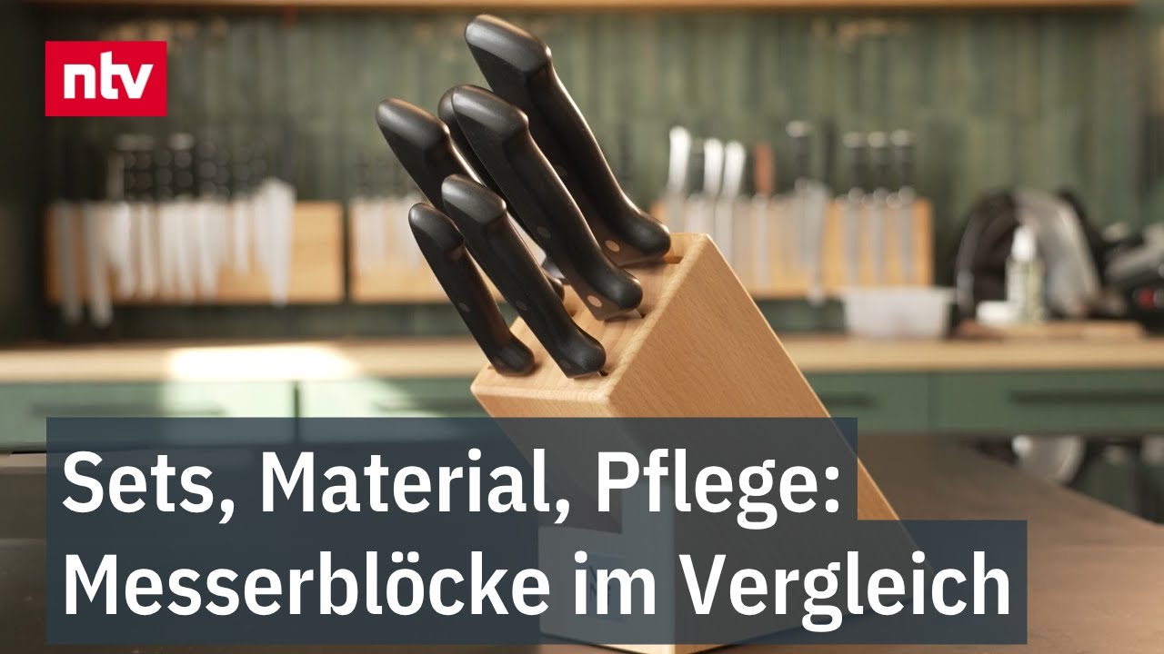 Sets, Material, Pflege: Messerbl&ouml;cke im Vergleich - 