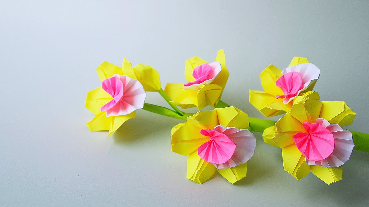 🌸 Origami Flower: ORCHID PHALAENOPSIS (Katrin Shumakov)