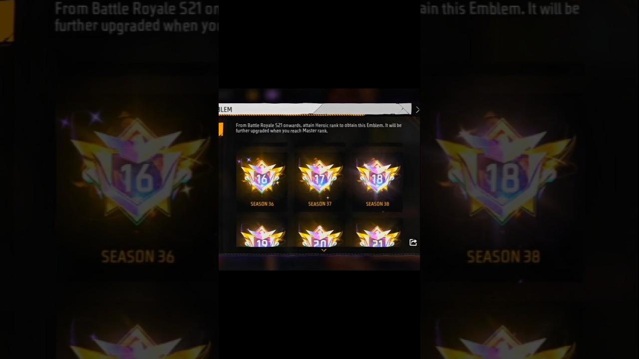 Grandmaster Emblem ☠ #freefire #shortsfeed #foryou