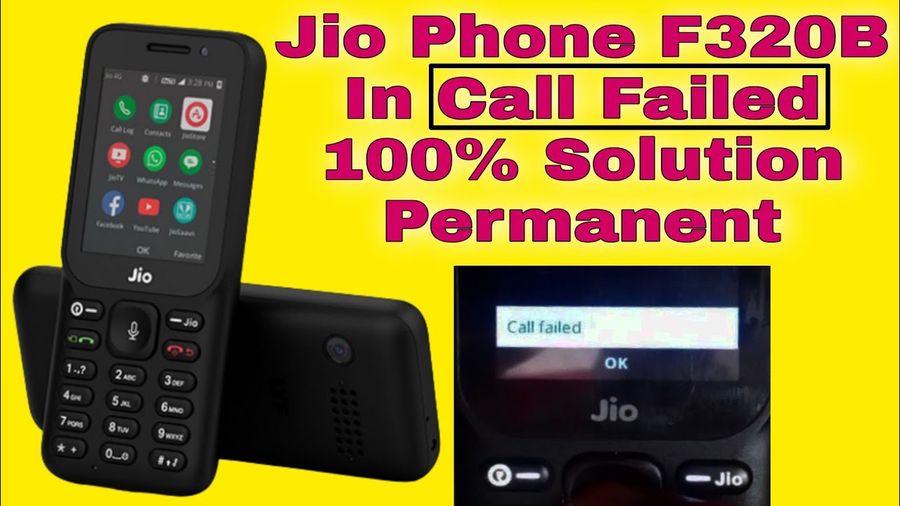 Jio Phone Call Failed Solution || Jio Phone Call Not Connect || Jio Phone F320b Call Failed||