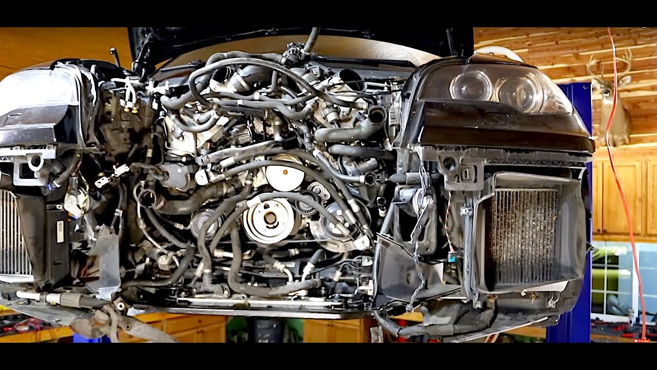 Part 1 BMW E71 X6M S63 Engine Removal Nightmare