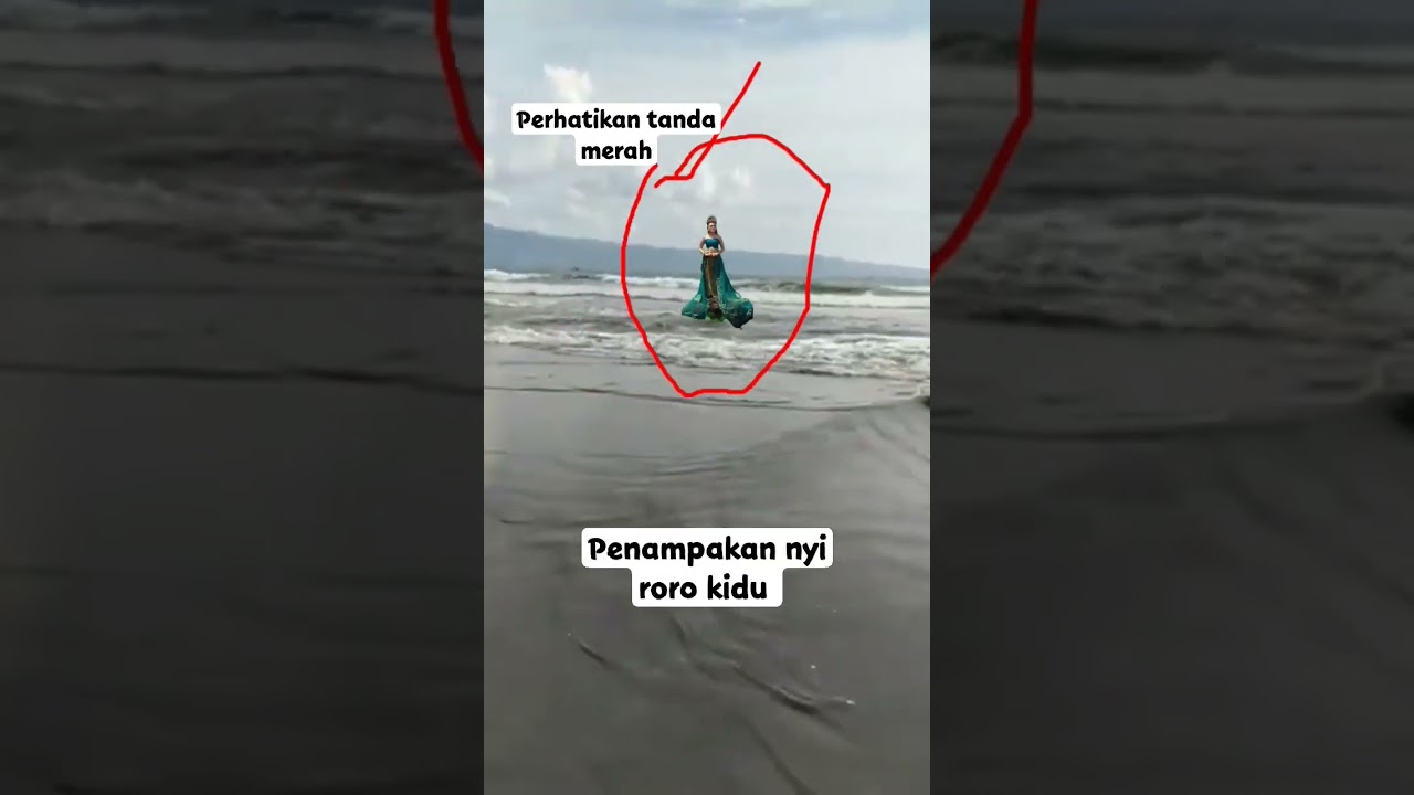 penampakan nyi roro kidul di pantai pelabuhan ratu #mahesa #song@Mahesa Allvlog