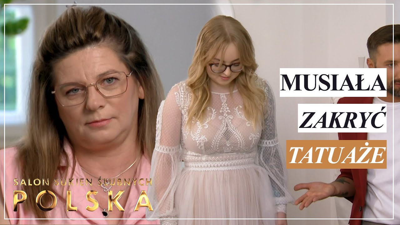 Mamie NIE SPODOBAŁ SIĘ pomysł odkrycia tatuażu?! 😯 | Salon sukien ślubnych: Polska