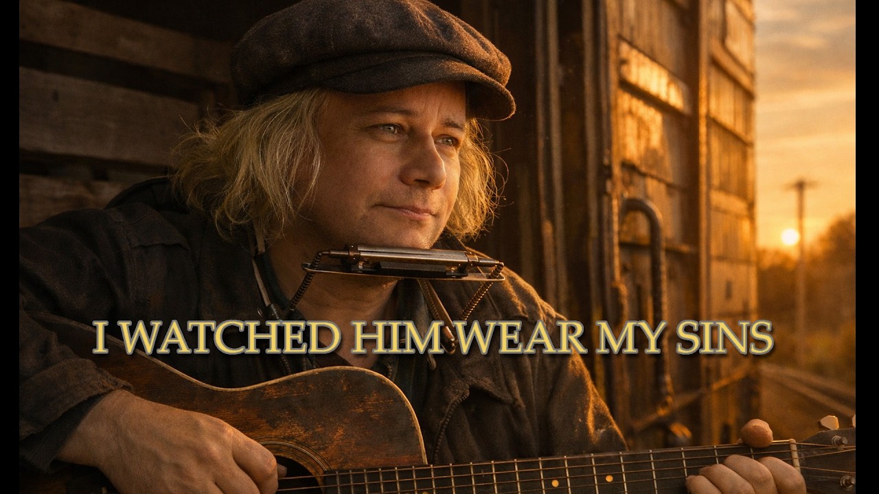 I watched him wear my sins