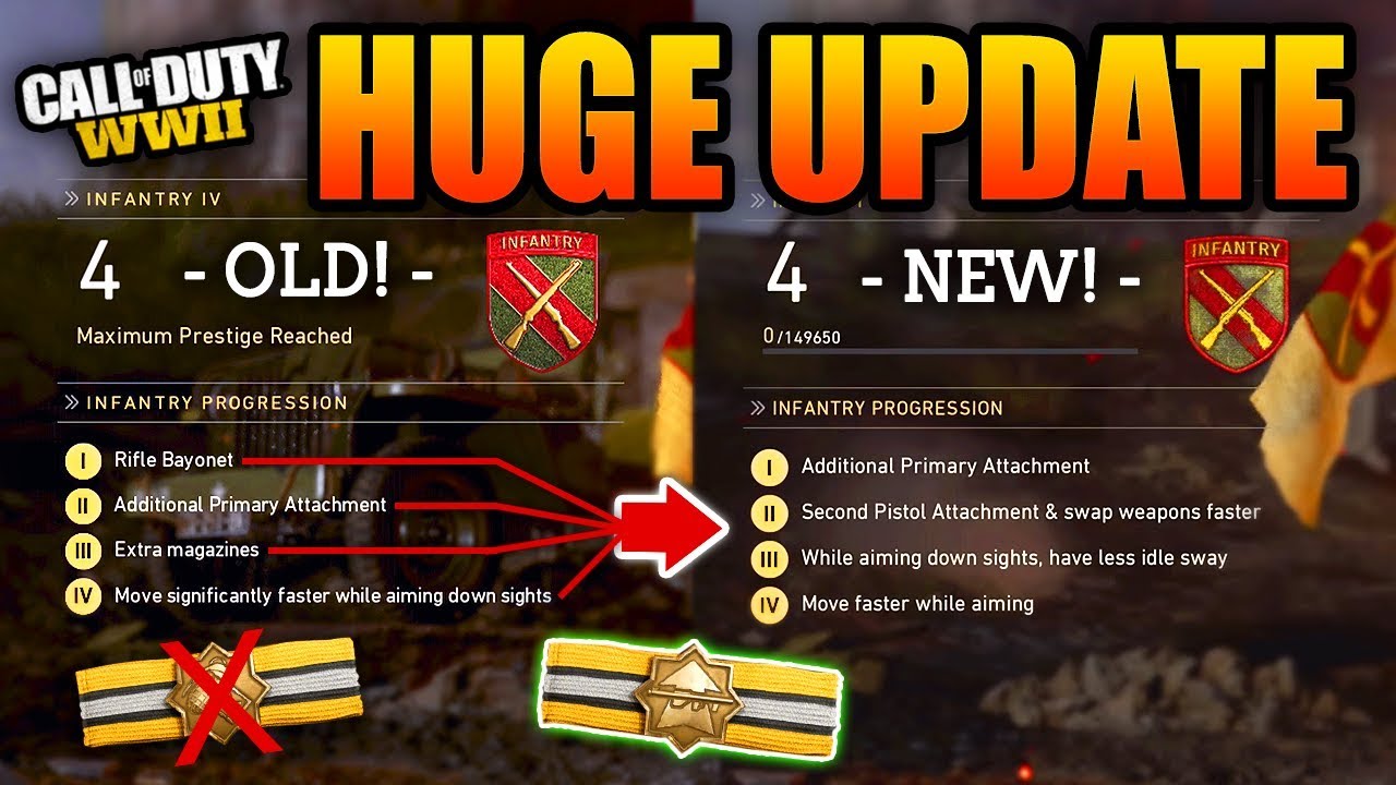 HUGE WW2 UPDATE INCOMING - Divisions Overhaul, New Basic Trainings & More! | CoD WWII Apr. 10 Patch
