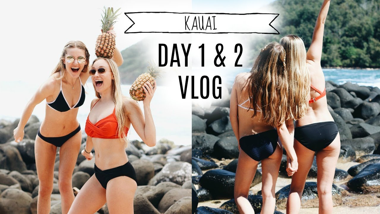 SHE'S AFRAID OF A CHICKEN!?! HAWAII VLOG PT.1
