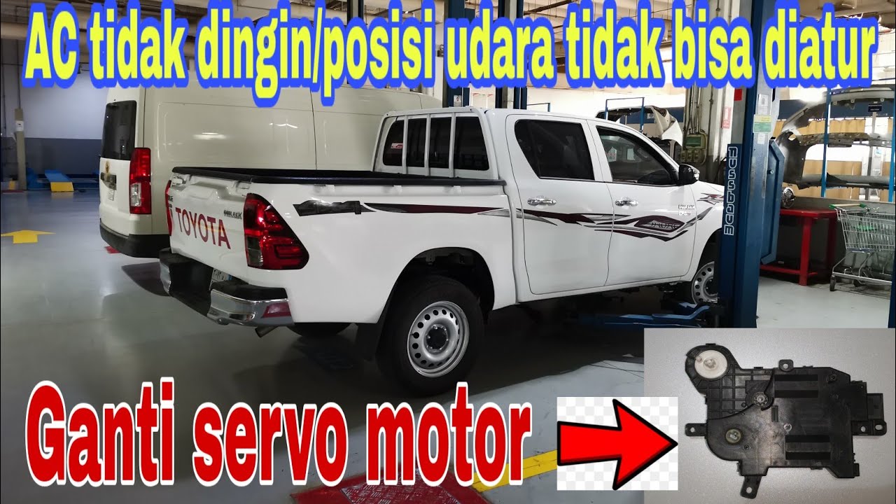 Cara ganti servo Motor Toyota Hilux || servo motor replacement
