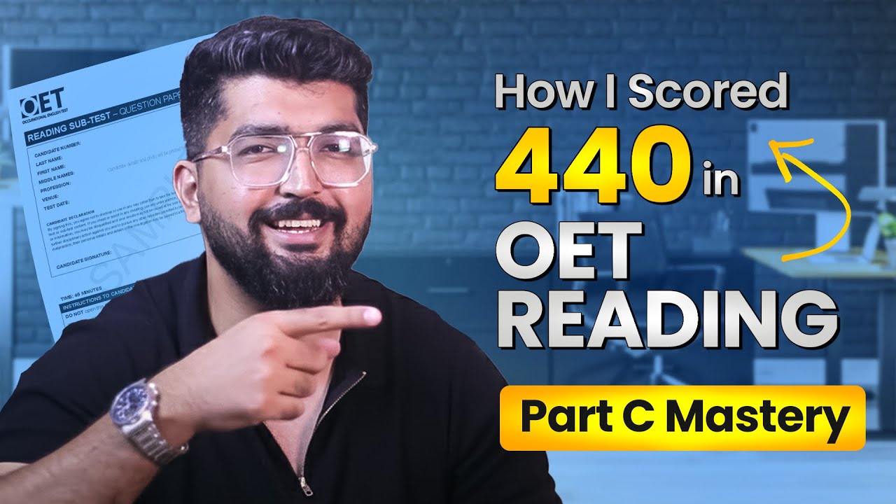 OET Reading Part C Mastery: Exact Steps I Used to Score 440