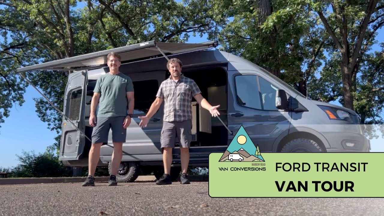 Touring Michael's Custom Conversion Writing Oasis: Ford Transit AWD