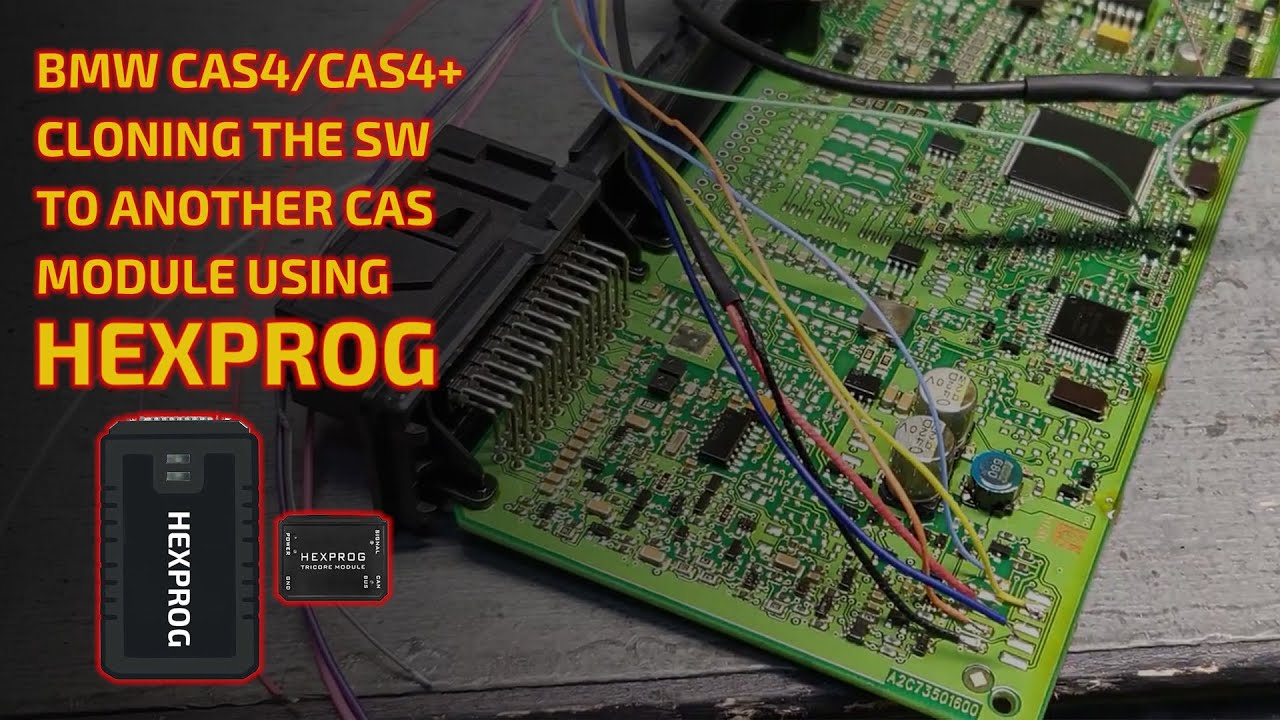How To Clone BMW CAS4/CAS4+ Using The Programmer HEXPROG برمجة ونسخ معلومات الكاص بي إم دابليو