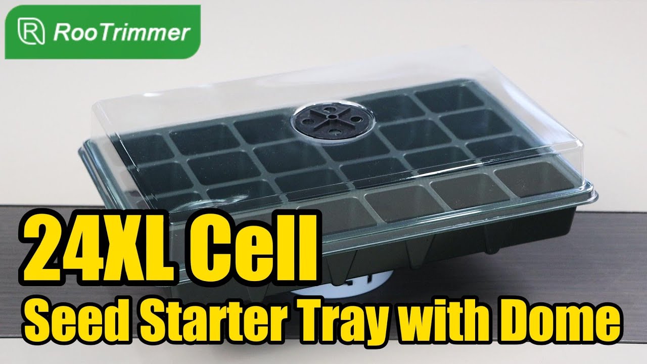 RooTrimmer 24XL Cell Seedling Trays(Total 120 Cells) #garden #gardening #seed #plants