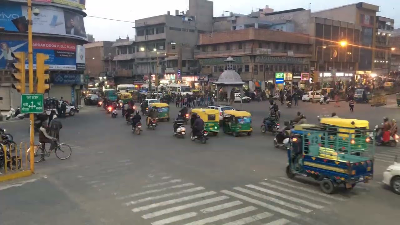 Timelapse of Traffic Jam in India 🚦 | Free Stock Footage of Indian Roads