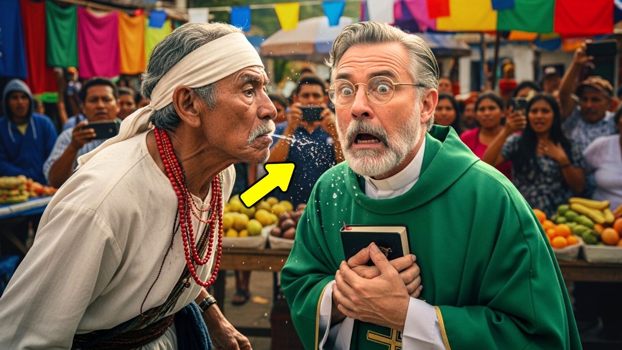Un brujo escupió a un sacerdote en plena calle… lo que pasó 3 días después nadie lo esperaba