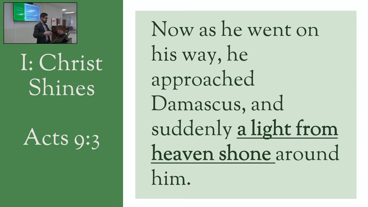Grace Redemer Community Church | Acts 9:1-31 | Jesus Chooses His Vessel | Adam Morcos