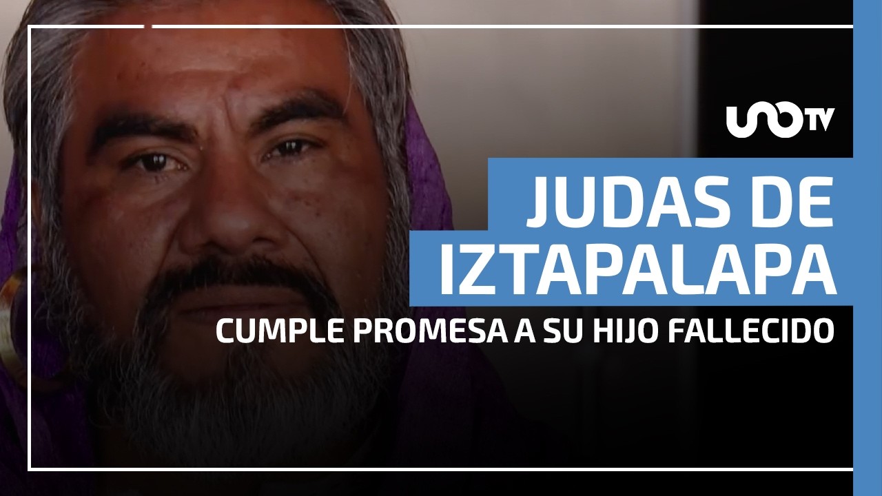 Judas de Iztapalapa cumple promesa a su hijo fallecido