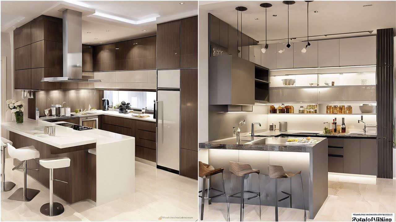 Modular Kitchen Design Ideas 2024 Modern Kitchen Cabinet Colors| Open Kitchen Home Interior Design 3