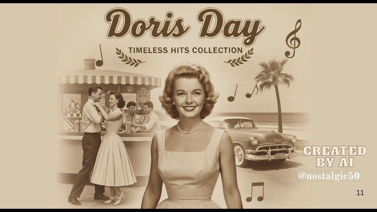 DORIS DAY – COLLECTION OF 1950s CLASSICS | An AI Tribute to Great Voices and Legends of the 50s