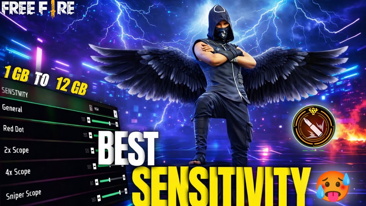 😱Best sensitivity +HUD+fire button size settings ||free fire dark tips and tricks 🤯🔥