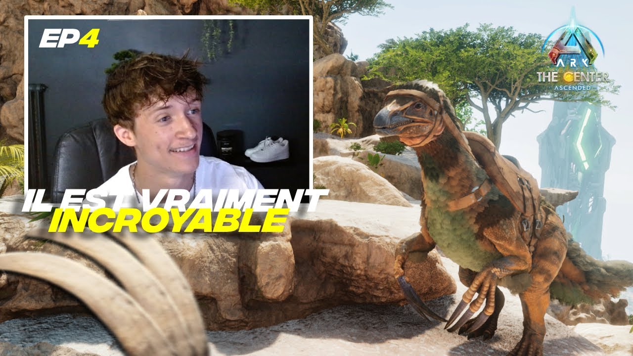LE THERIZINAUSAURUS EST VRAIMENT TERRIFIANT!!! THE CENTER - ARK SURVIVAL ASCENDED EP4