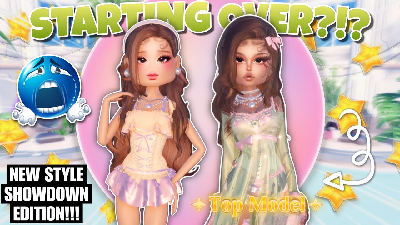 *STARTING OVER* In Dress To Impress As A NEW MODEL!! (Style Showdown Edition!!)